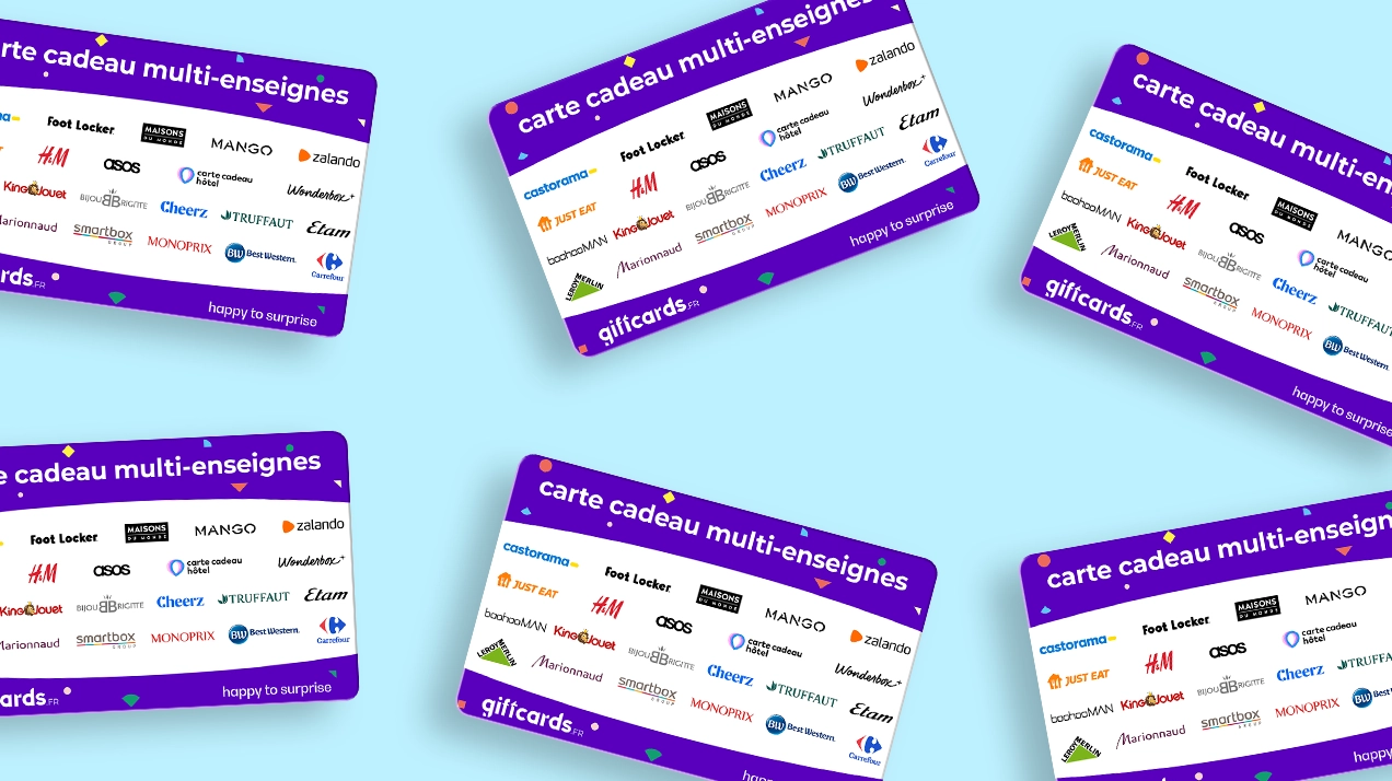 Carte cadeau Multi-Enseignes